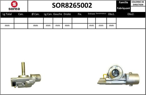 EAI SOR8265002 - Sükan sütunu furqanavto.az