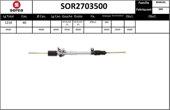 EAI SOR2703500 - Sükan qurğusu furqanavto.az