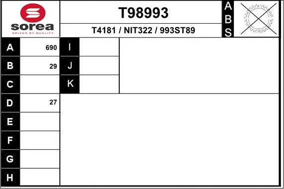 EAI T98993 - Sürücü mili furqanavto.az