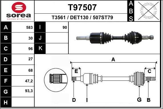 EAI T97507 - Sürücü mili furqanavto.az