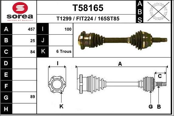 EAI T58165 - Sürücü mili furqanavto.az