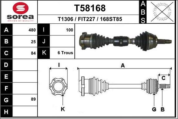 EAI T58168 - Sürücü mili furqanavto.az