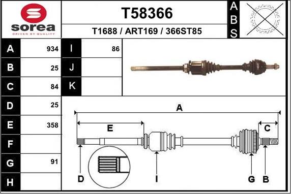 EAI T58366 - Sürücü mili furqanavto.az