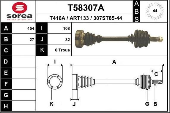 EAI T58307A - Sürücü mili furqanavto.az