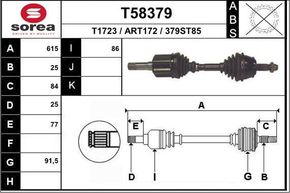 EAI T58379 - Sürücü mili furqanavto.az