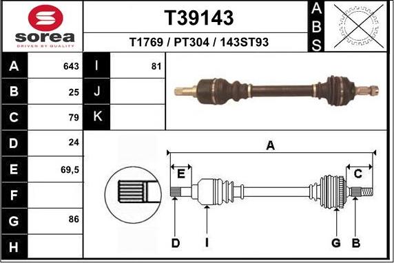 EAI T39143 - Sürücü mili furqanavto.az