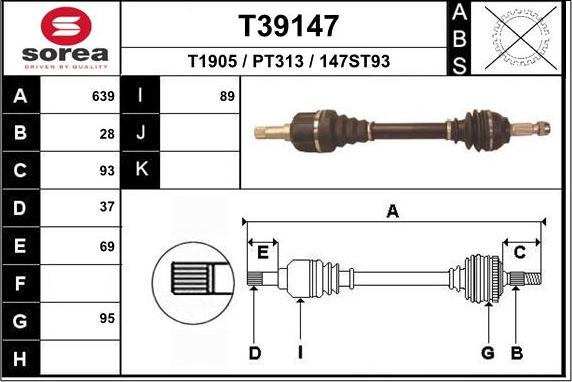 EAI T39147 - Sürücü mili furqanavto.az