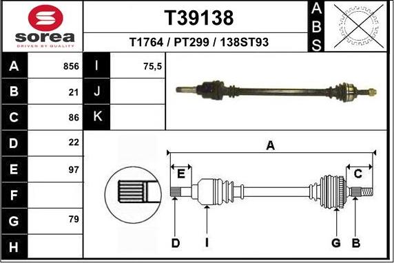 EAI T39138 - Sürücü mili furqanavto.az