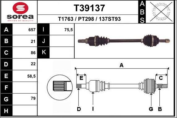 EAI T39137 - Sürücü mili furqanavto.az