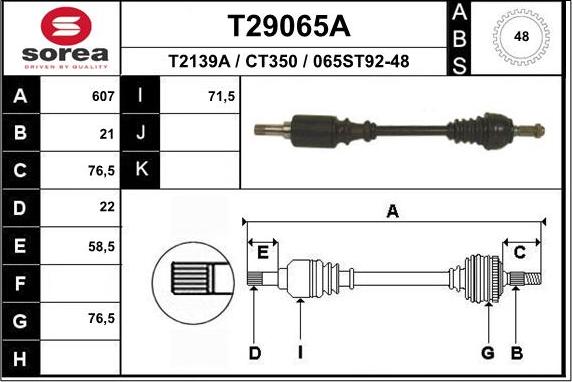 EAI T29065A - Sürücü mili furqanavto.az