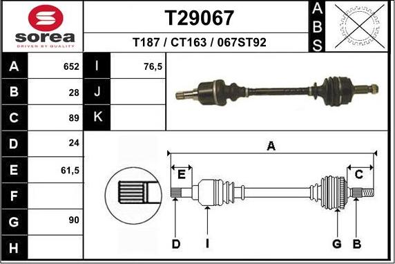 EAI T29067 - Sürücü mili furqanavto.az