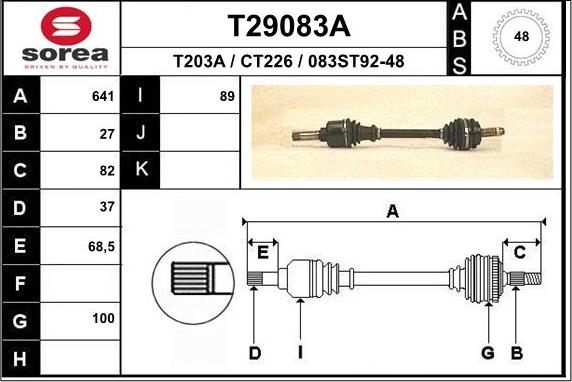 EAI T29083A - Sürücü mili furqanavto.az