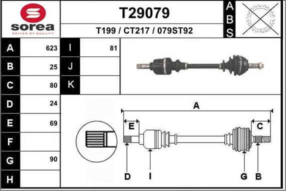 EAI T29079 - Sürücü mili furqanavto.az