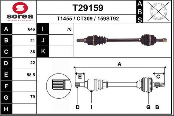 EAI T29159 - Sürücü mili furqanavto.az