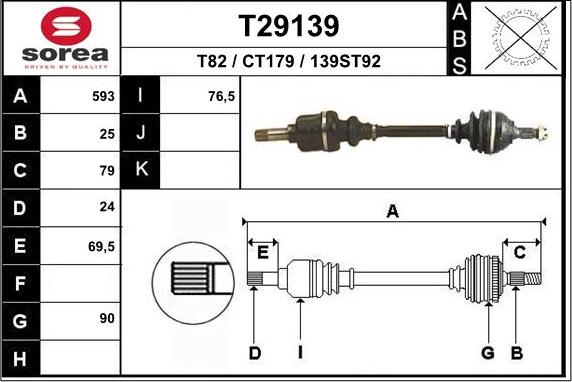 EAI T29139 - Sürücü mili furqanavto.az