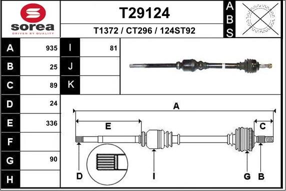 EAI T29124 - Sürücü mili furqanavto.az