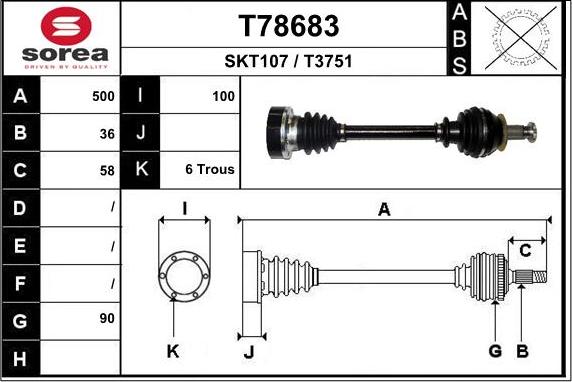 EAI T78683 - Sürücü mili furqanavto.az