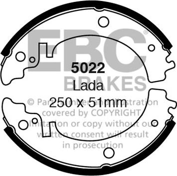 EBC Brakes 5022 - Əyləc Başlığı Dəsti furqanavto.az