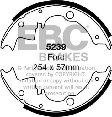 EBC Brakes 5239 - Əyləc Başlığı Dəsti furqanavto.az