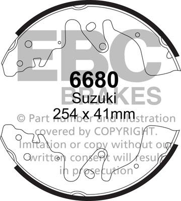 EBC Brakes 6680 - Əyləc Başlığı Dəsti furqanavto.az