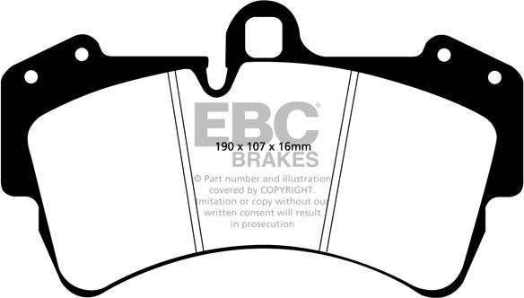 EBC Brakes DP41473R - Əyləc altlığı dəsti, əyləc diski furqanavto.az