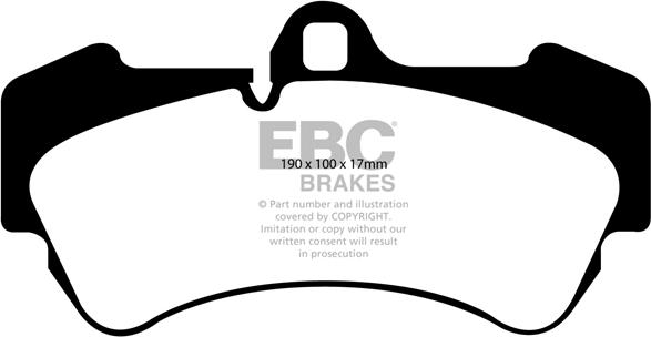 EBC Brakes DP61521 - Əyləc altlığı dəsti, əyləc diski furqanavto.az