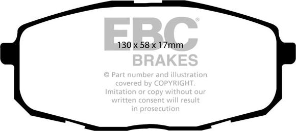 EBC Brakes DP21562 - Əyləc altlığı dəsti, əyləc diski furqanavto.az