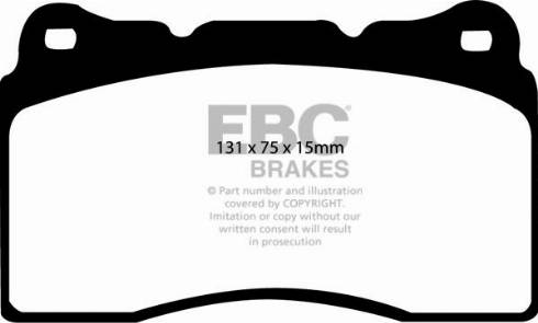 EBC Brakes DP91210 - Əyləc altlığı dəsti, əyləc diski furqanavto.az