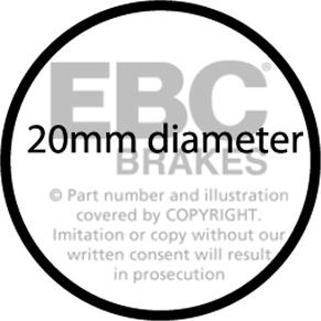 EBC Brakes DP177 - Əyləc altlığı dəsti, əyləc diski furqanavto.az