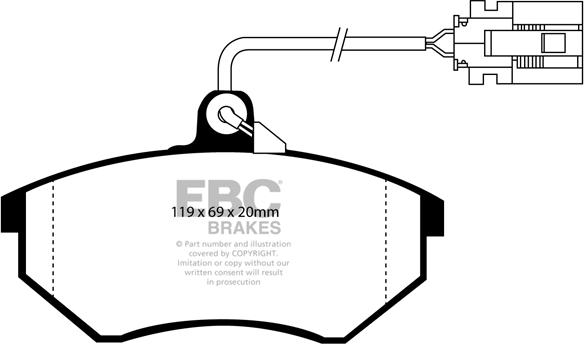 Pagid T5059ECO - Əyləc altlığı dəsti, əyləc diski furqanavto.az