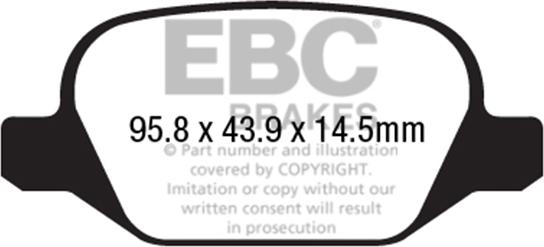 EBC Brakes DPX2202 - Əyləc altlığı dəsti, əyləc diski furqanavto.az