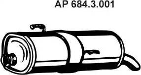 Eberspächer 684.3.001 - Son səsboğucu furqanavto.az