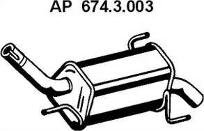 Eberspächer 674.3.003 - Son səsboğucu furqanavto.az