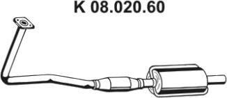 Eberspächer 08.020.60 - Katalitik çevirici furqanavto.az