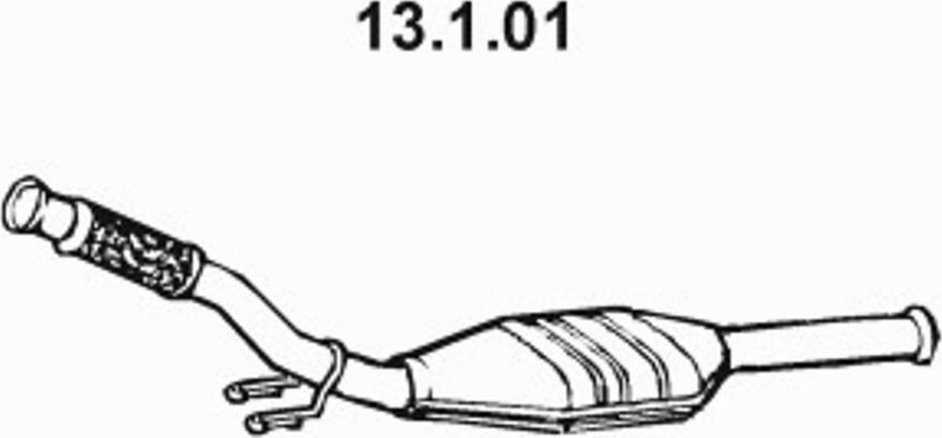 Eberspächer 13.1.01 - Katalitik çevirici furqanavto.az