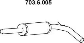 Eberspächer 703.6.005 - Orta Səsboğucu furqanavto.az
