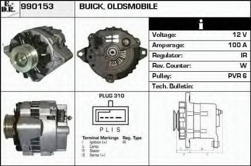 EDR 990153 - Alternator furqanavto.az