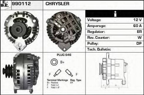 EDR 990112 - Alternator furqanavto.az