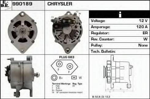 EDR 990189 - Alternator furqanavto.az