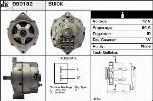 EDR 990182 - Alternator furqanavto.az