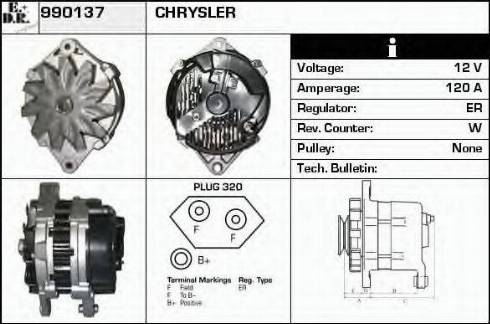 EDR 990137 - Alternator furqanavto.az