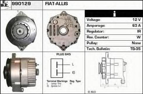 EDR 990129 - Alternator furqanavto.az