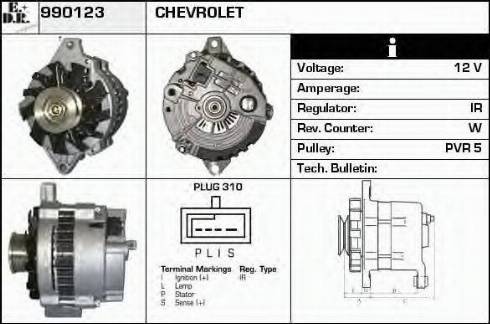 EDR 990123 - Alternator furqanavto.az