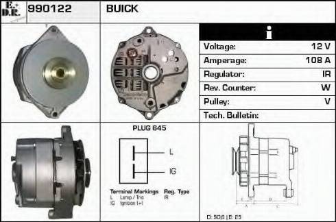 EDR 990122 - Alternator furqanavto.az