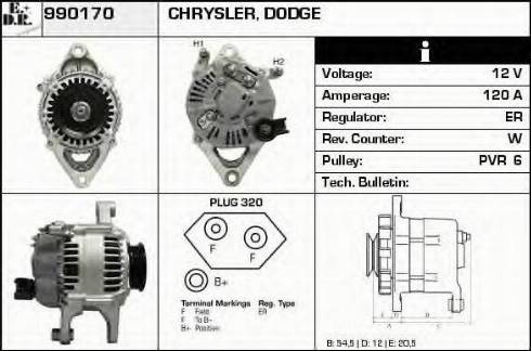 EDR 990170 - Alternator furqanavto.az