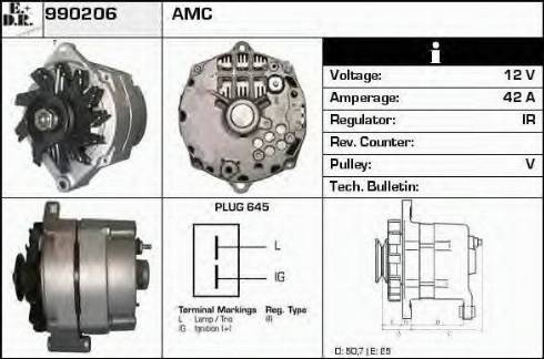 EDR 990206 - Alternator furqanavto.az