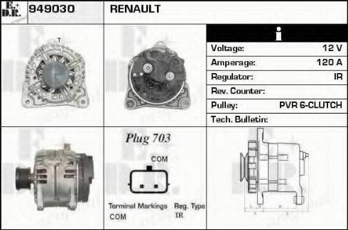 EDR 949030 - Alternator furqanavto.az