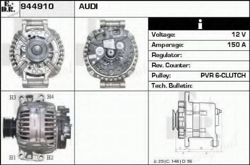 EDR 944910 - Alternator furqanavto.az