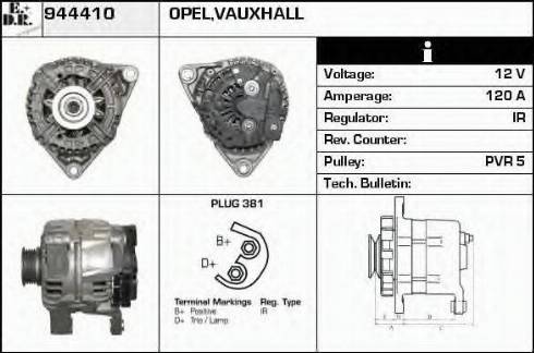 EDR 944410 - Alternator furqanavto.az