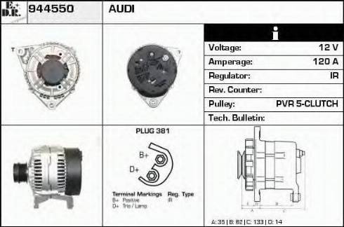 EDR 944550 - Alternator furqanavto.az